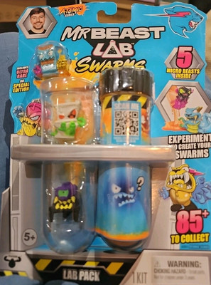 Mr Beast Lab Pack 1 Kit Atomic Series Lab Swarms 5 Micro Beasts Inside by Moose