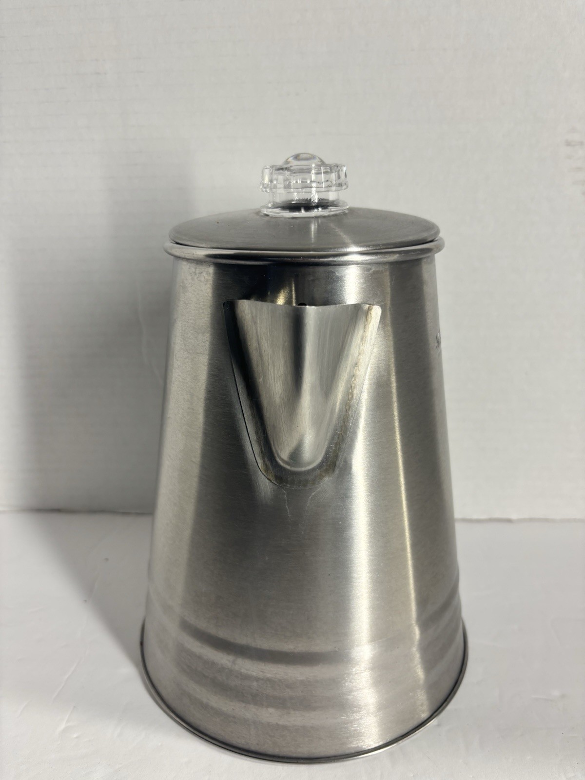 Vintage Aluminum Coffee  Pot  Percolator Aluminum 10 Cup Unbranded Read Descrip