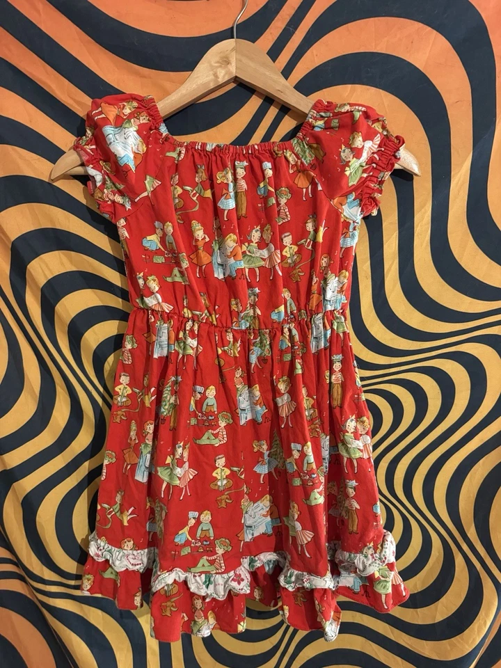 Vestido de Navidad Oops Daisy Baby inspirado vintage. Talla XL. Poco uso Foto 4 de 4
