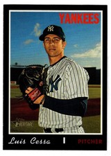 2019 TOPPS HERITAGE HIGH NUMBER BLACK BORDER PARALLEL #724 LUIS CESSA /50
