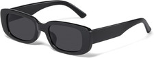 Rectangle Sunglasses for Women Men Trendy Y2K Retro 90S Sun Glasses UV Protectio