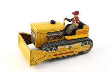 Yonezawa Tin Lithograph Magic Bulldozer MB-16 Battery Operated