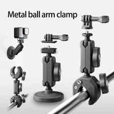 360 Degree Rotating Aluminum Clamp Mount Bracket for Action Camera Equipment