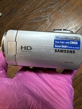 Samsung HMX-F80 HD Camcorder with 52X Zoom Tested with Batt, No Charger