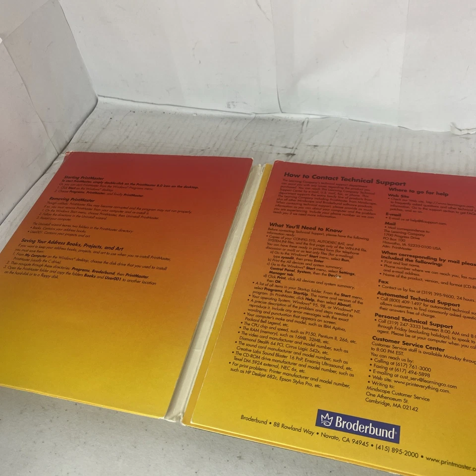 Print master platinum 8.0 11 CD’s Install Program & Art CDs From Broderbund - Image 2 of 4