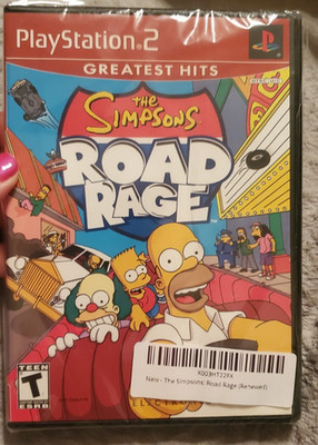 The Simpsons Road Rage Greatest Hits 2002 PS2 PlayStation 2 - NEW FACTORY SEALED