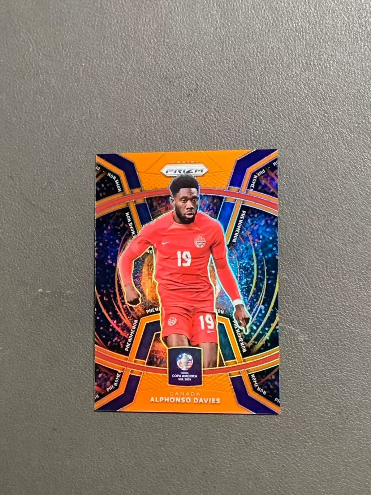 2024 Prizm Copa America Alphonso Davies Orange /25