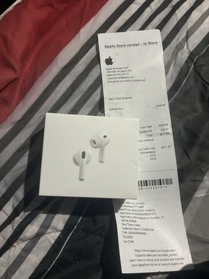 Apple AirPods Pro 3 NEW Sealed ANC USB-C Wireless Earbuds Noise Cancelling