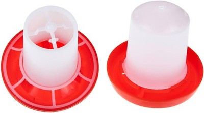 1 Set Quail Feeder Chick Feeder Quail Waterer Small Chick Feeder Poultry Chicken