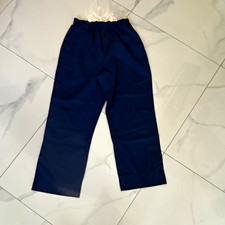 Cherokee Workwear Unisex Navy Solid Scrub Pants Elastic Waist Medical