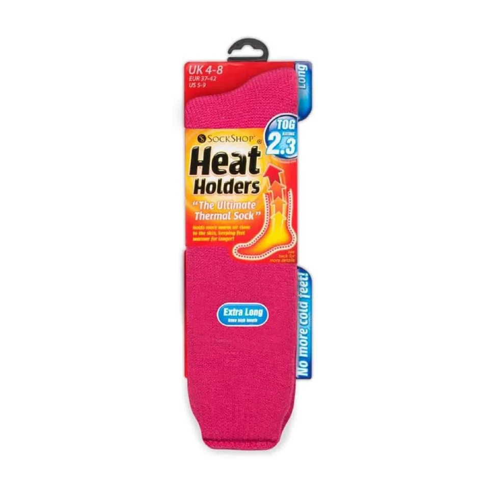 Heat Holders - Womens Winter Warm Thick Extra Long Thermal Socks - Image 4 of 4