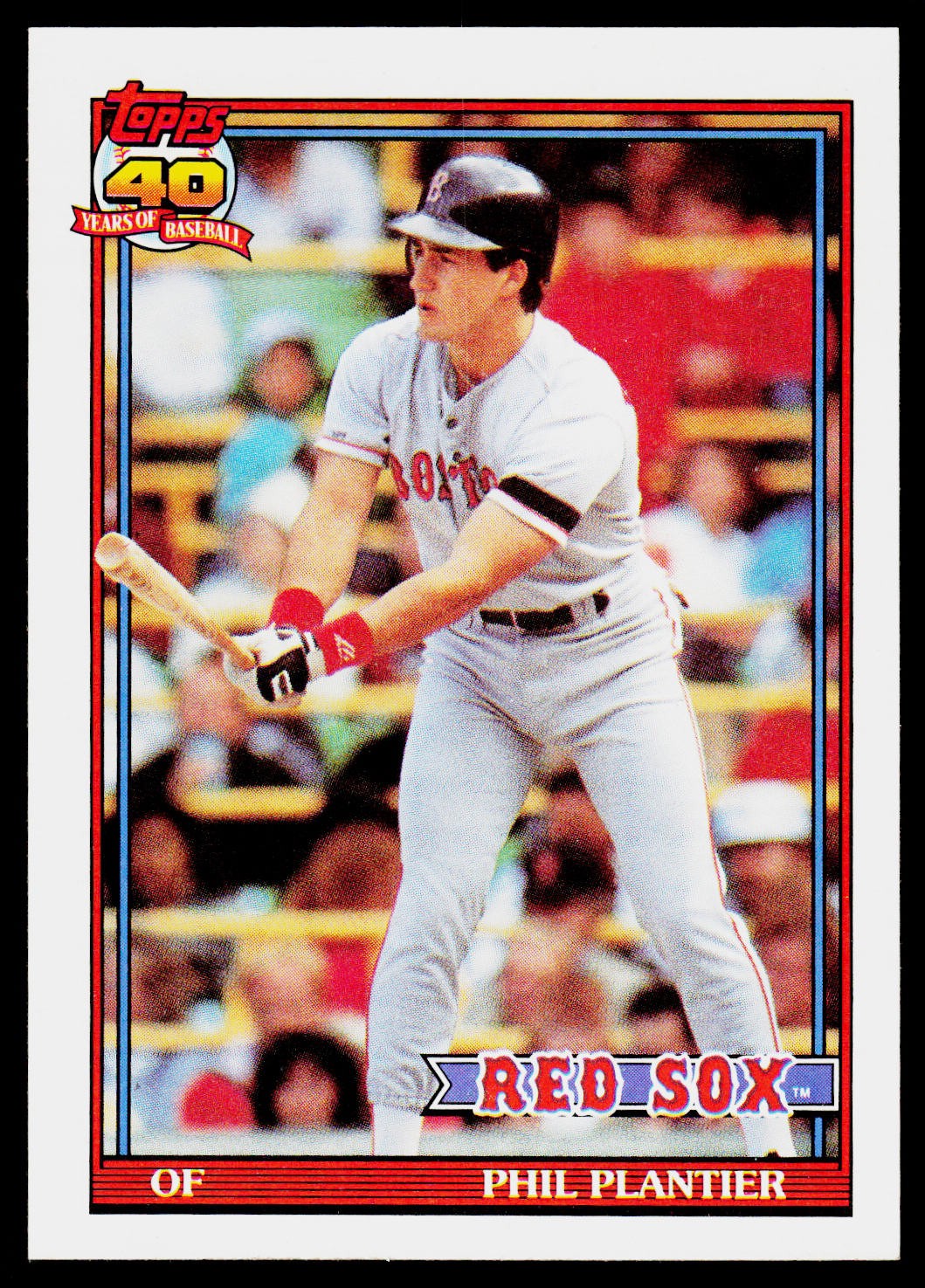 Phil Plantier, 1991 Topps, #474, Boston Red Sox, RC