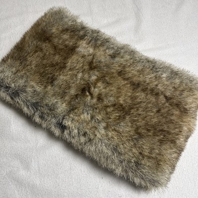 Hat Attack Women Bujibaja Faux Animal Fur Loop hat Sz OS Brown Chic Mob Wife New