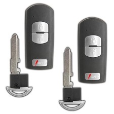 2X Remote Key Fob 3btn Smart for Mazda 3 CX3 CX5 Speed3 WAZSKE13D02, 662F Two