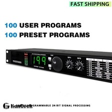 GAX-4II 110-220V 24Bit Digital Reverb DSP Processor Equalizer w/ 200 Programs