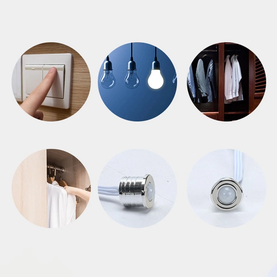 Human Sensor Switch 5A 12V-24V Infrared Motion Sensor LED Cabinet/Wardrobe Light - Image 4 of 4