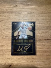 2015-16 panini black gold signature Marcus Smart Auto /75 Gold Ink On Card