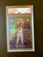 DeMar DeRozan 2023-24 Donruss Fadeaway Case Hit SSP Holo PSA 9 POP 1 None Higher