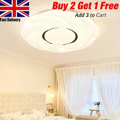 Ceiling Light Chic Lights Modern Kitchen Living Room Bedroom Lamp LED Dimmable🔥