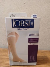 Jobst UlcerCare Compression Knee Stocking Support 40 mmHg Lg Stocking 2 Md Liner