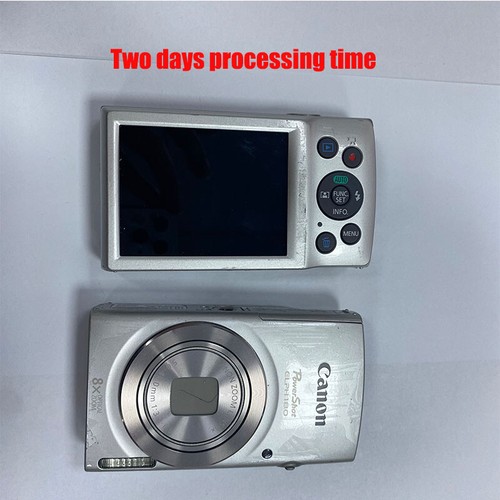 Canon PowerShot ELPH 180 20MP Digital Camera Sliver English language