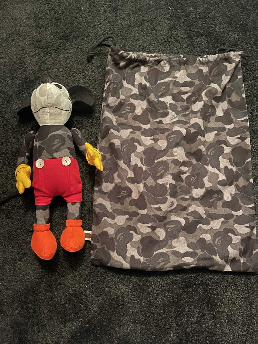 BAPE x Disney Mickey Mouse Plush Doll Toy 2008SS - RARE | eBay