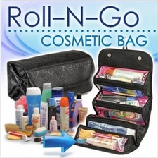 Women's Cosmetic Bag Makeup Organizer Toiletry Jewelry Case Tote Bag Red