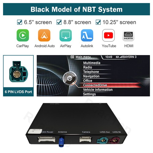 Wireless CarPlay Android Auto GPS Für BMW X5 F15 F85 X6 F16 F86 X1 F48 X3 X4 F25 - Bild 9 von 11