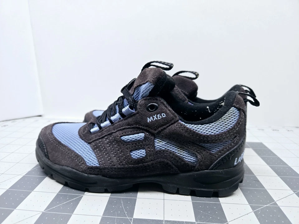 Chuteiras masculinas de ciclismo Lake MX60 tamanho feminino 5-5.5 mountain bike preto e azul - Imagem 3 de 4