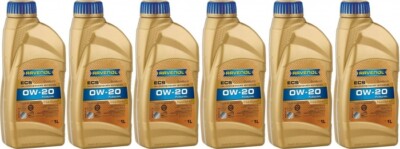 Ravenol Eco Synth ECS SAE 0W-20 Motoröl 6x 1l = 6 Liter