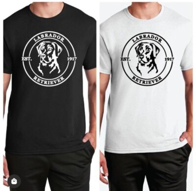 Case of (12) Labrador Black or White Ring-Spun Cotton