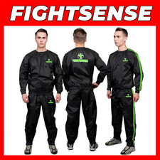FIGHTSENSE Heavy Duty Sauna Suit for Men and Women Exercise Weight Loss Suit