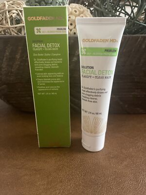 Goldfaden MD Solution Facial Detox Clarify + Clear Mask   2 Fl Oz NIB