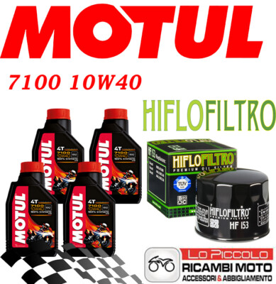 Ducati 748 BIP 1995 2002 CUTTING KIT 4 LT MOTUL 7100 10W40 + OIL FILTER
