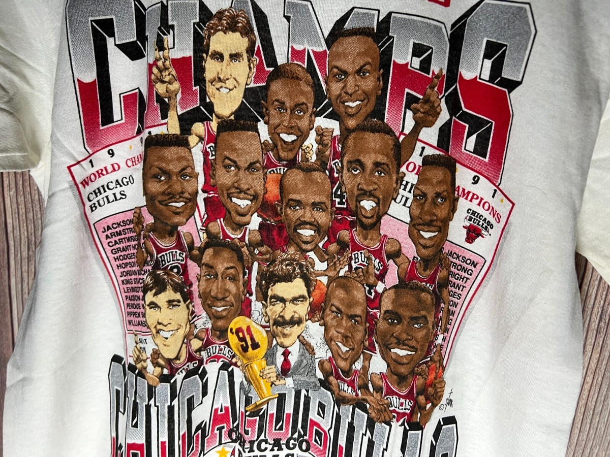 CHAMPION VINTAGE BULLS Tシャツ ジョーダン ブルズ L 中古・古着通販】Champion (チャンピオン) NBA CHICAGO BULLS