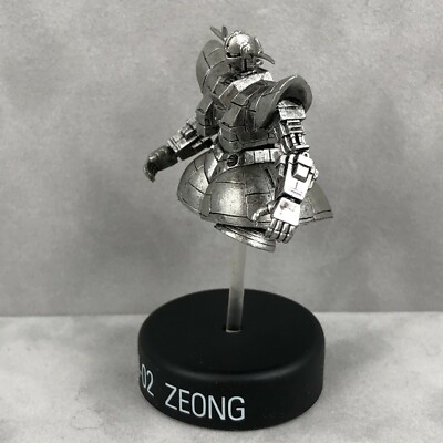 RARE Bandai Mobile Suit Gundam MSN-02 Zeong Silver Trading Anime