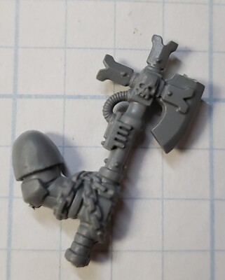 40k Black Templar Bits OOP First Born Engraved Chained Power Axe