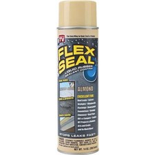 6 Pk FLEX SEAL 14 Oz Almond Flexible Spray Rubber Sealant FSTANR20