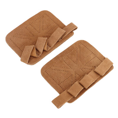Fitness Gym Grip Pads Verdickte Double Layer Cowhide 4 Finger Gym Workout