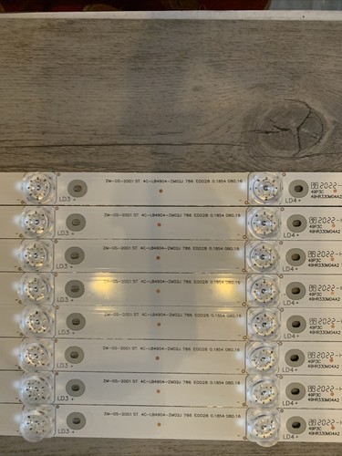 8 Barretas Leds Para Tv TCL U49P6196 - Imagen 3 de 8