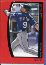 2009 Topps Unique Red #47 Hank Blalock /1199