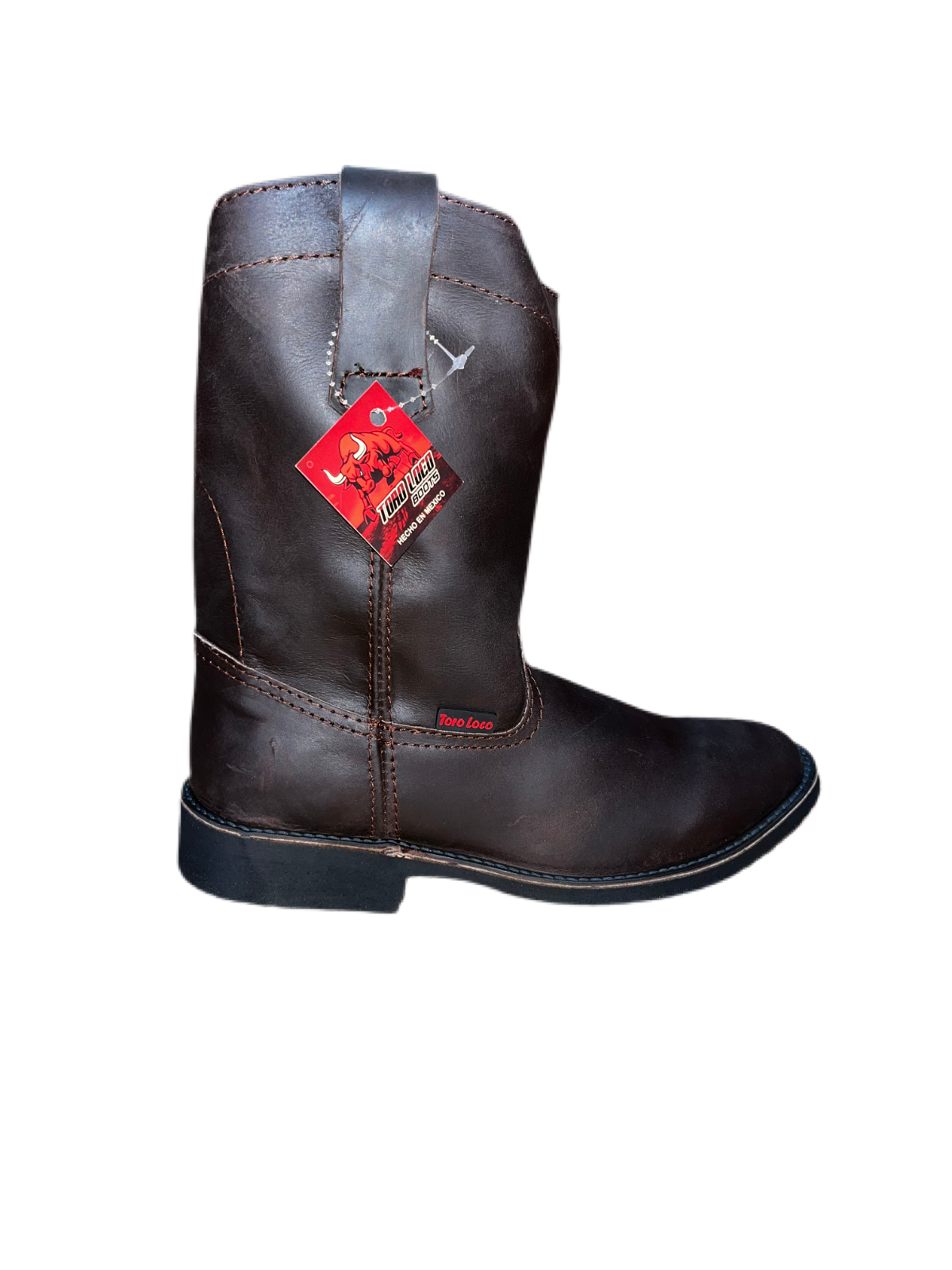 Men's Roper Leather Boots Crazy Brown Dress Or For Work Boots eBay