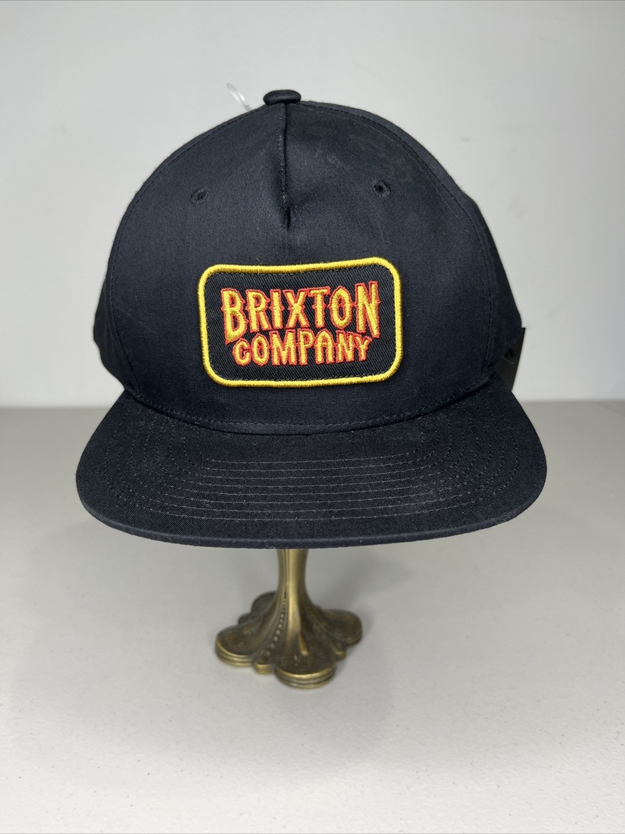 Brixton Company Men's Snapback Adjustable Hat Cap One Size Black