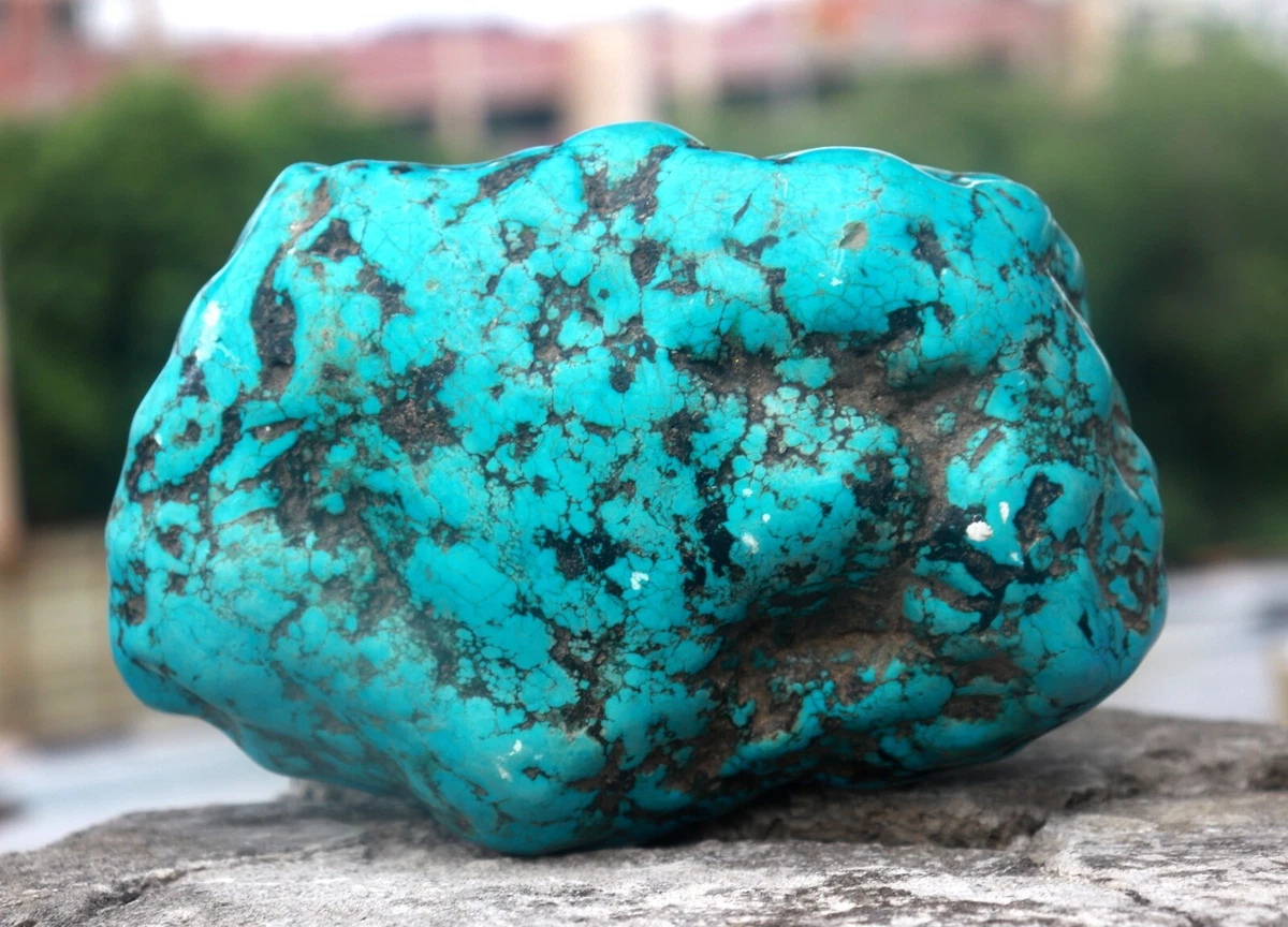 Expedited Shipping 9675Ct 1.935Kg Natural Sky Blue Turquoise