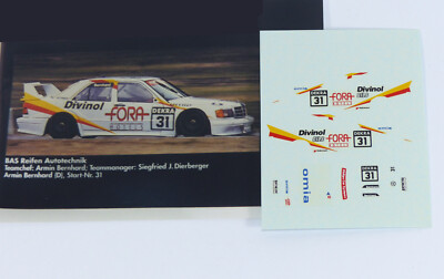 Motorsport Decals 1:87 Mercedes-Benz 190E Evo II - DTM