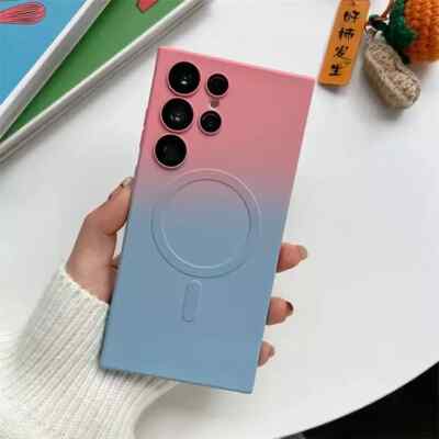 Hülle MagSafe für Samsung Galaxy S24 S25 S26 Ultra Plus Schutz Hülle Case Cover