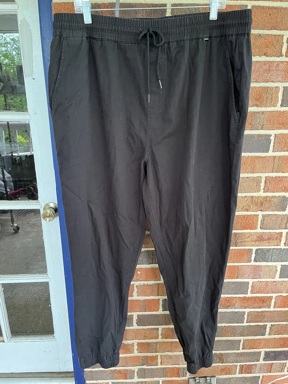 NWT Hurley Men's Outsider Icon Elastic Waist Straight Fit Jogger Pants - sz XXL