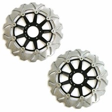 Coppia dischi freno anteriori ondulati Rezo per Honda CBR 600 F 95-98