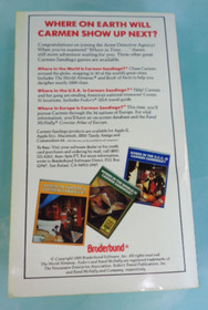 Where in Time is Carmen Sandiego (NES 1991) Nintendo Game, Manual, Box, Book