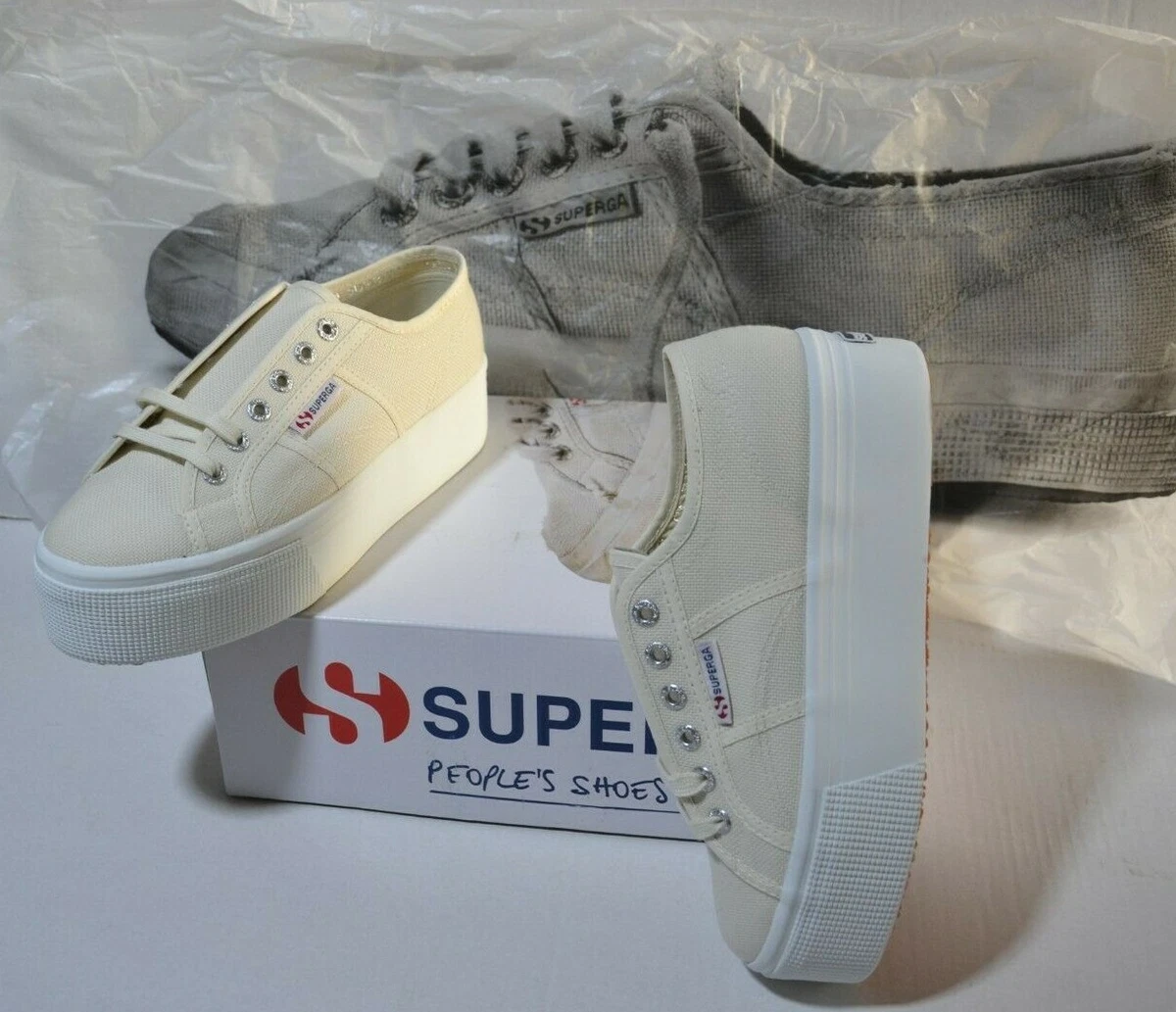 Superga clearance platform sughero